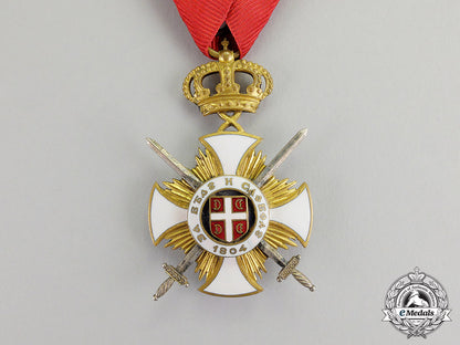 serbia,_kingdom._an_order_of_kara-_george_with_swords,_fourth_class_knight,_by_bertrand_c17-6017