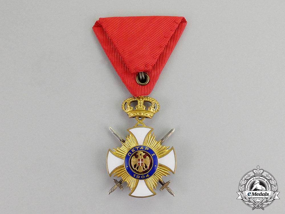 serbia,_kingdom._an_order_of_kara-_george_with_swords,_fourth_class_knight,_by_bertrand_c17-6019