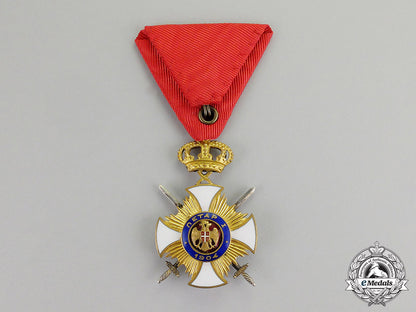 serbia,_kingdom._an_order_of_kara-_george_with_swords,_fourth_class_knight,_by_bertrand_c17-6019