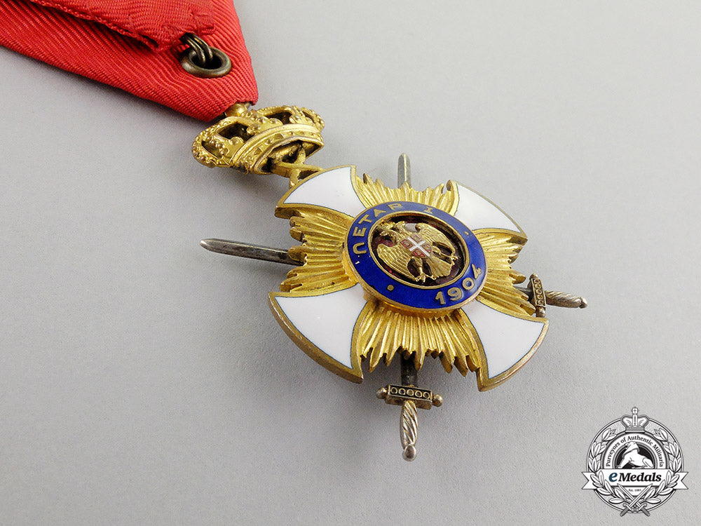 serbia,_kingdom._an_order_of_kara-_george_with_swords,_fourth_class_knight,_by_bertrand_c17-6021