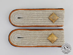 Germany. A Pair Of Waffen-Ss Obersturmführer’s Contretracion Camps Shoulder Boards