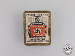 Germany. A 1936 “Freedom And Honour” Westfalen-North Regional Meeting Badge By Dr. Morisse