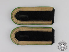 Germany.  A Pair Of Waffen-Ss Gebirgsjäger Unterscharfuhrer Shoulder Straps