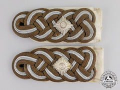 Germany. A Pair Of Luftwaffe Shoulder Boards For Generalleutnant