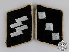 Germany. A Set Of Waffen-Ss Untersturmführer Collar Tabs: Ss-Rzm Tagged