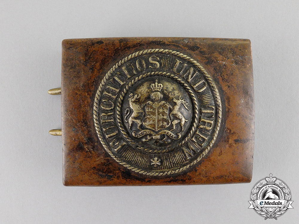 württemberg._a_württemberger_em/_nco’s_belt_buckle_c17-6410