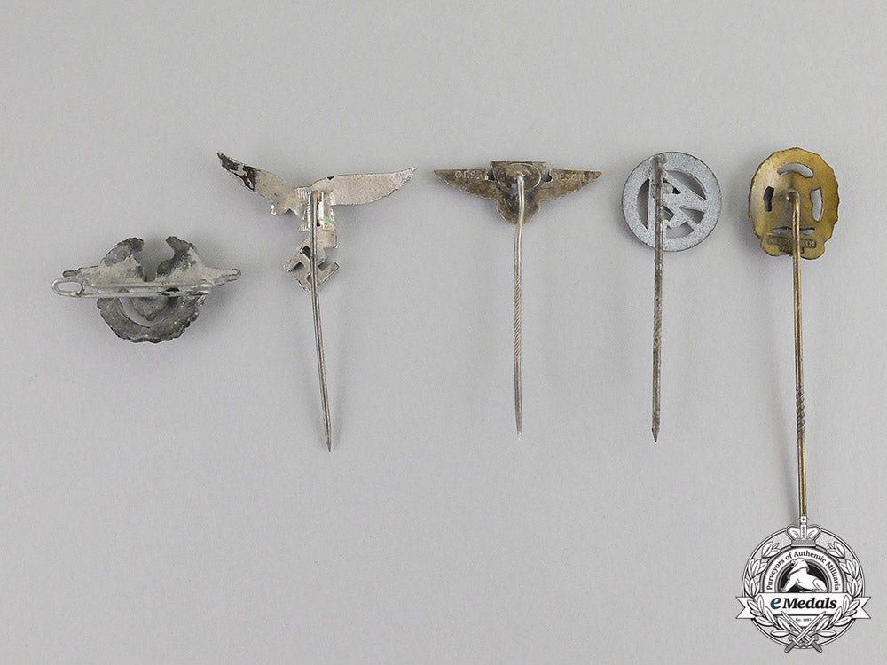 germany._five_third_reich_period_stick_pins_and_badges_c17-6434
