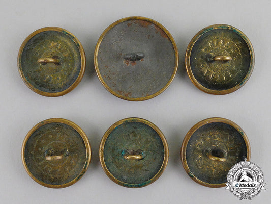 bavaria._a_set_of_six_imperial_bavarian_nco's_uniform_buttons,_c.1915_c17-6465