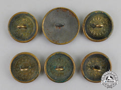 Bavaria. A Set Of Six Imperial Bavarian Nco's Uniform Buttons, C.1915