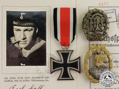 Germany. An Award & Document Grouping Of Ordnance Nco Dahl Of Aux. Cruiser “Orion”