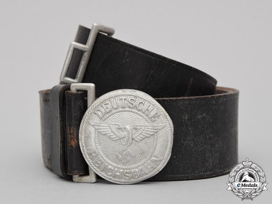 germany._a1933-1945_issue_railway_defence(_bahnschutz)_leader’s_belt&_buckle_c17-6708