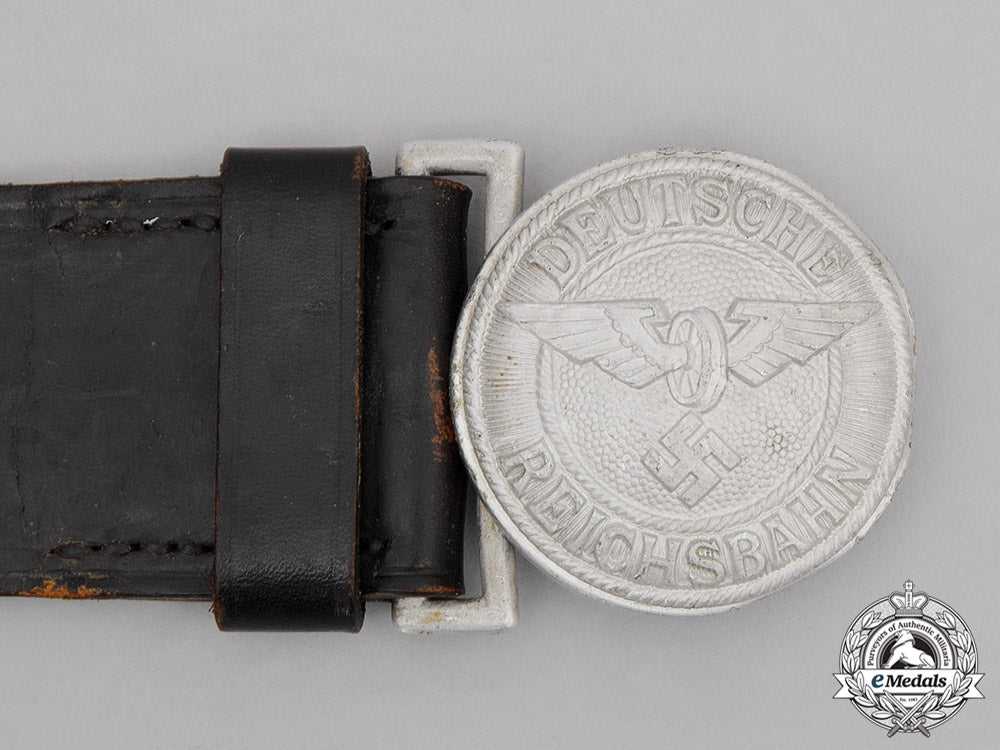 germany._a1933-1945_issue_railway_defence(_bahnschutz)_leader’s_belt&_buckle_c17-6710