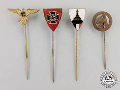 Germany. Four Third Reich Period Stick Pins