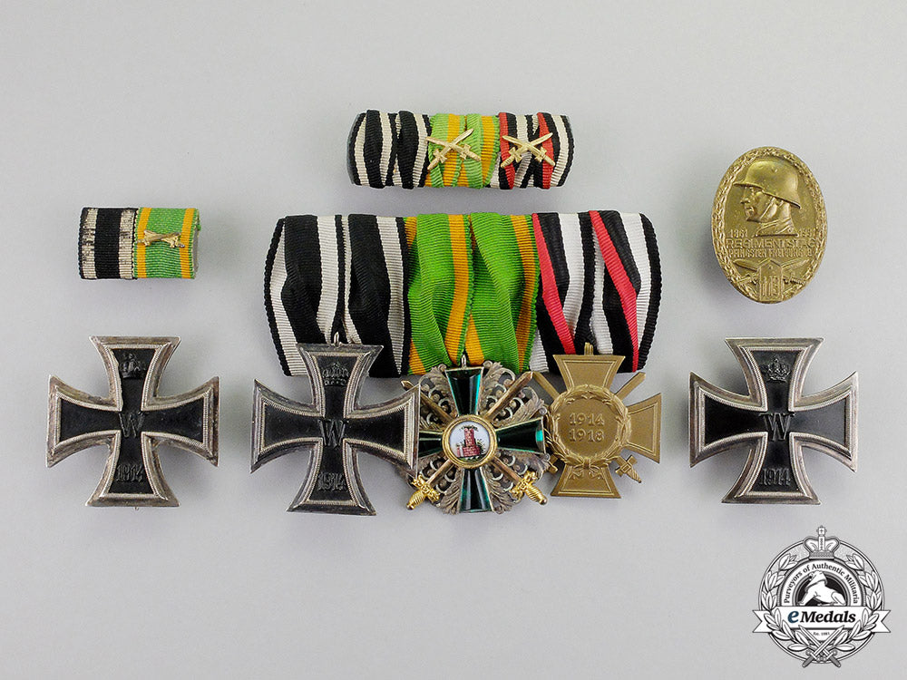 baden._an_order_of_the_zähringer_lion&_iron_cross1914_medal_group_c17-7152