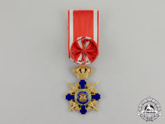 Romania, Kingdom. An Order Of The Star Of Romania, Officer, Military Division, Type Ii (1932-1947)
