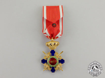 romania,_kingdom._an_order_of_the_star_of_romania,_officer,_military_division,_type_ii(1932-1947)_c17-7486