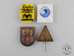 Germany. Four Post-War Veteran’s Organization Badges
