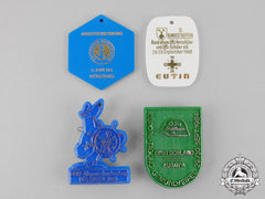 Germany. A Four Post War Veteran’s Organization Badges