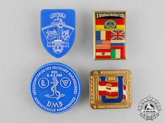 Germany. Four Post War Veteran’s Organization Badges