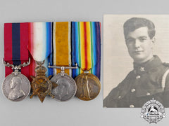 Canada. A Kitchener's Wood Dcm Group To Lieut. Brookes, Later 23 Squadron Royal Flying Corps