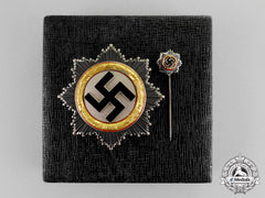 Germany. A German Cross In Gold By Otto Klein; With Miniature Stick Pin And Case Of Issue