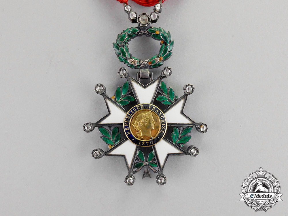 france,_third_republic._a_legion_d'honneur,_knight,_c.1880,_with_diamonds_c17-8581