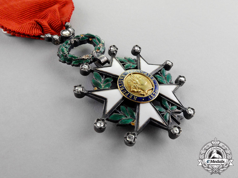 france,_third_republic._a_legion_d'honneur,_knight,_c.1880,_with_diamonds_c17-8584