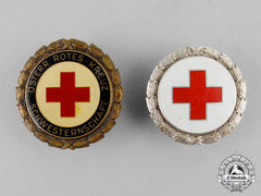Austria. Two Red Cross Badges