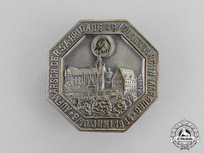 germany._a1934_rally_of_the_sa_brigade48_in_marburg_badge_c17-8697
