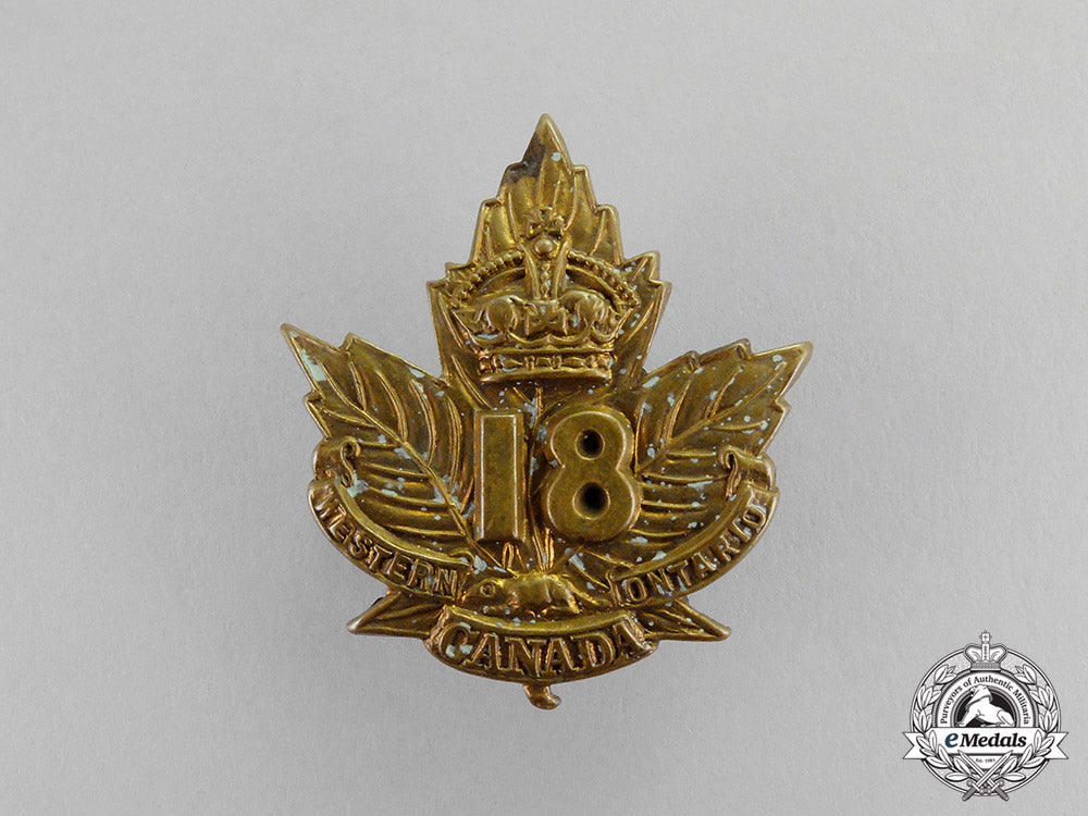 canada._an18_th_infantry_battalion"_western_ontario_regiment"_cap_badge_c17-8743