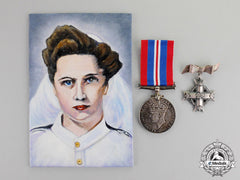 Canada. A Memorial Cross Pair To Nursing Sister Elizabeth Lillie O'kelly, Rcaf