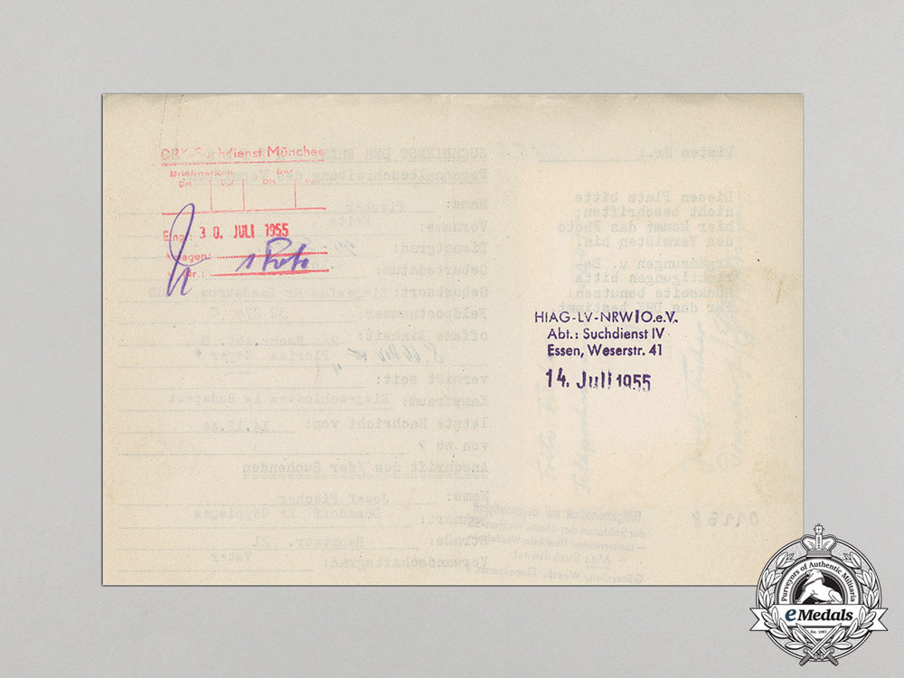 germany._a1955_hiag_missing_person_report_for_signals_ss-_schütze_fritz_fischer,_ss_division“_florian_geyer”_c17-925_2