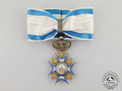 Serbia, Kingdom. An Order Of St. Sava, Commander, Type Ii (1903-1921) With Saint In Red Robes