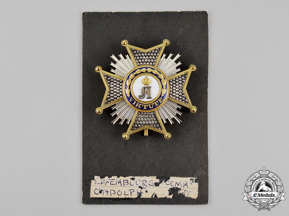 luxembourg,_grand_duchy._an_order_of_adolph,_first_class_grand_officer,_c.1860_c18-012533