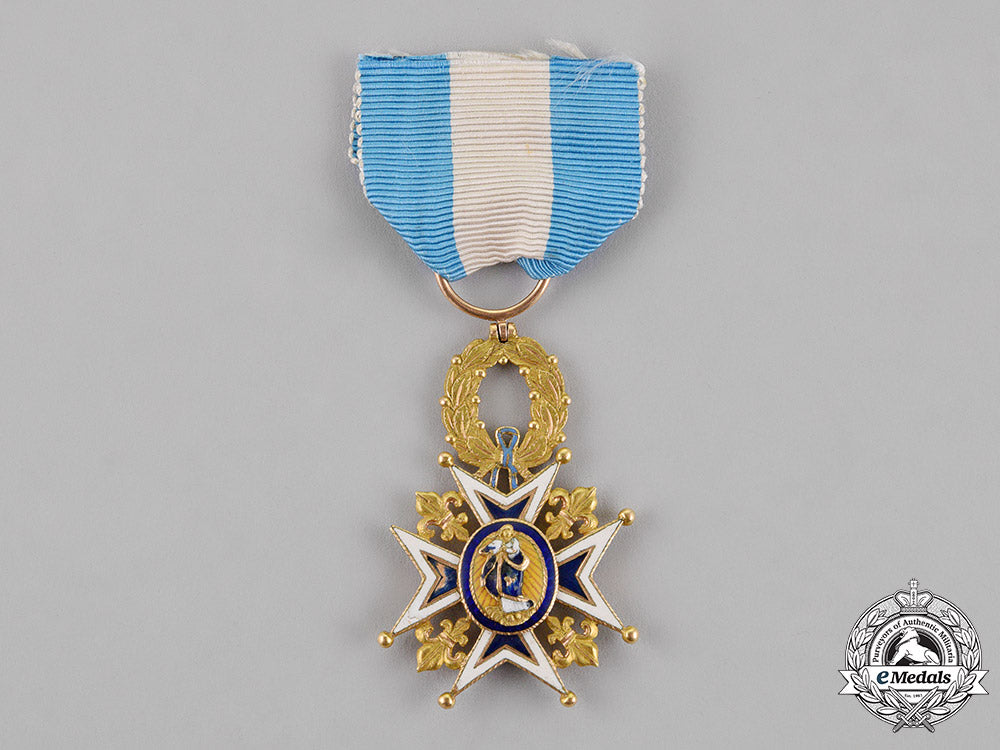 spain,_kingdom._an_order_of_charles_in_gold,1_st_class_knight,_c.1870_c18-012556