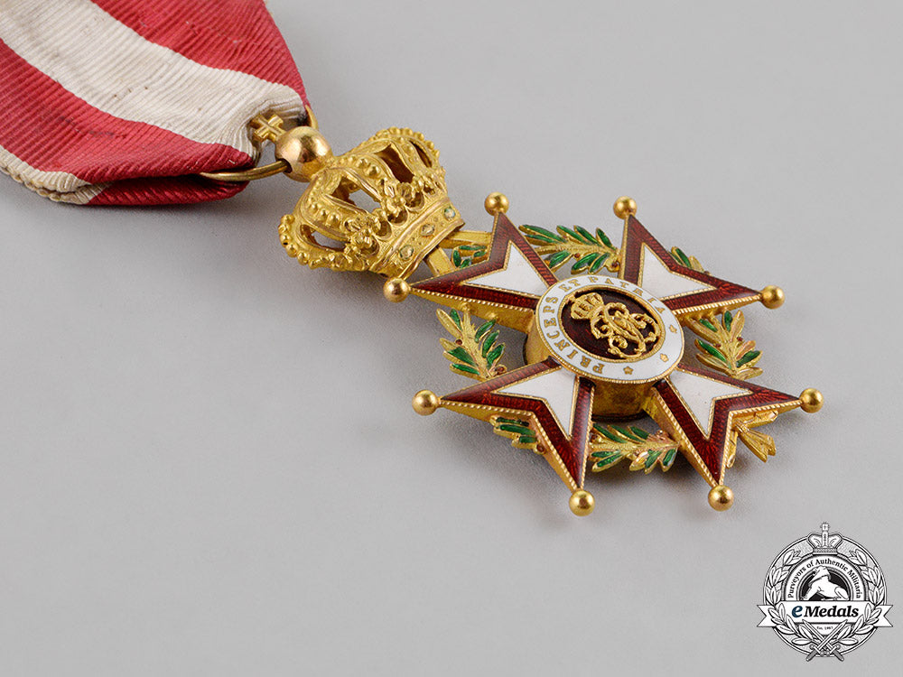 monaco,_principality._an_order_of_st._charles_in_gold,_i_class_knight,_c.1930_c18-012577