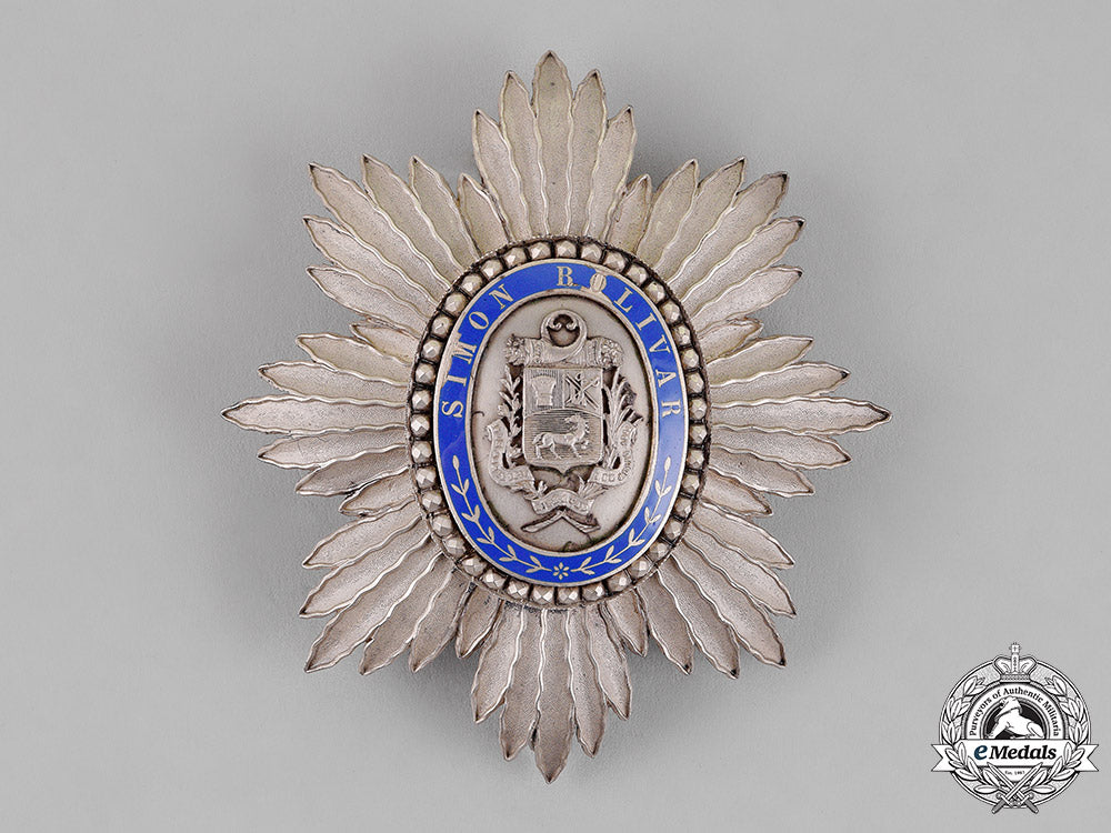 venezuela._an_order_of_the_liberator,3_rd_class_commander_star,_by_fayolle_pouteur,_c.1900_c18-012587