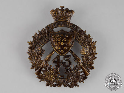canada._a43_rd_regiment(_the_duke_of_cornwall’s_own_rifles)_shoulder_belt_plate,_c.1907_c18-013260_1_1