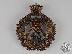 Canada. A 43Rd Regiment (The Duke Of Cornwall’s Own Rifles) Shoulder Belt Plate, C.1907