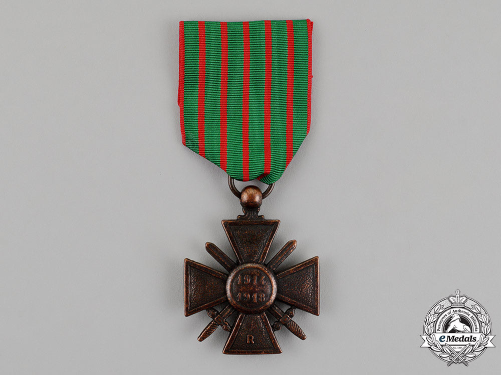 france,_republic._a_rare_replacement_issue_croix_de_guerre,_c.1919_c18-013451