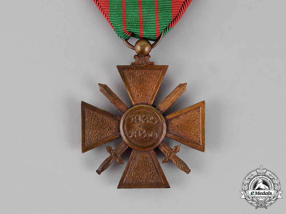 france,_republic._a_croix_de_guerre,1939-1940_with_silver_star_c18-013474