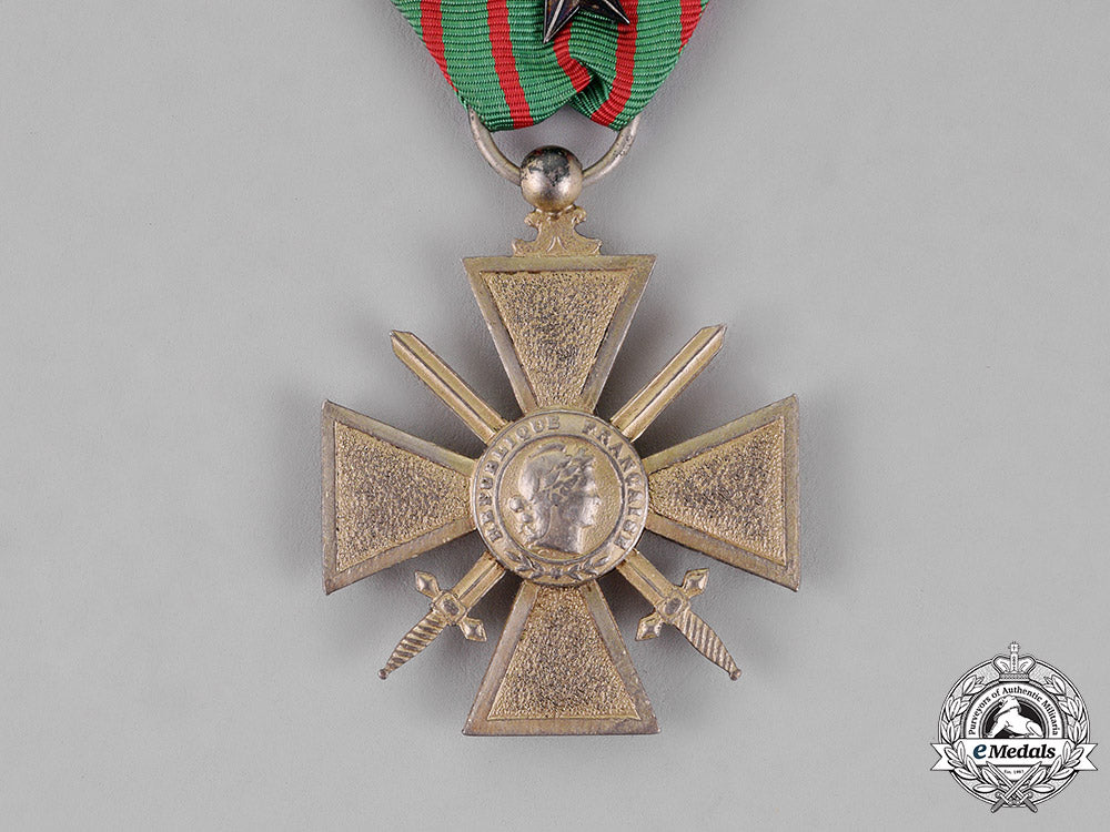 france,_republic._a_croix_de_guerre,1914-1918_with_multiple_awards_c18-013483
