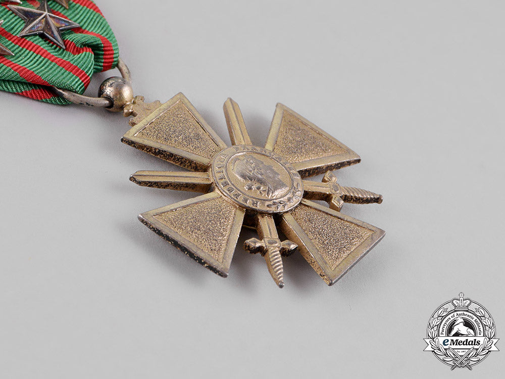 france,_republic._a_croix_de_guerre,1914-1918_with_multiple_awards_c18-013486