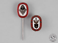 Germany. Two Rad (National Labour Service) Stick Pins And Badges
