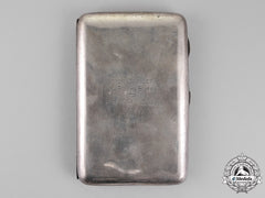 United Kingdom. A Sterling Cigarette Case, 2Nd Brigade, 4Th Battalion, Royal East Kent Regiment, C.1917