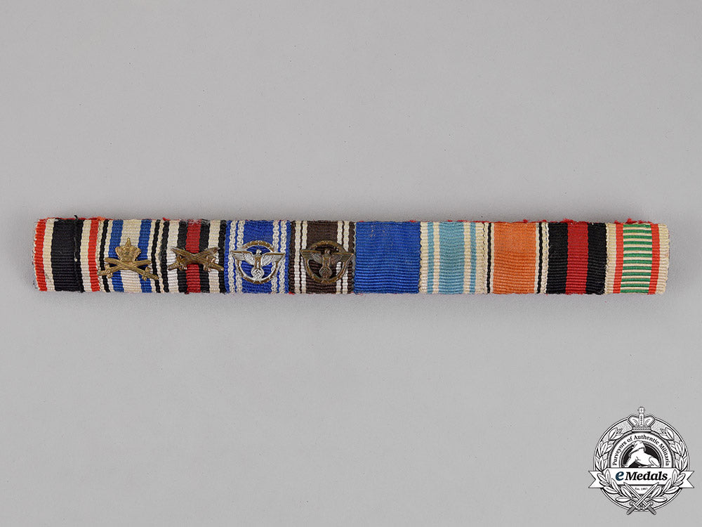 bavaria._an_extensive_first_and_second_war_nsdap_long_service_medal_ribbon_bar_c18-014385