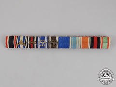 Bavaria. An Extensive First And Second War Nsdap Long Service Medal Ribbon Bar