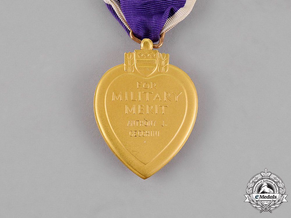 united_states._a_bronze_star&_purple_heart_pair_to_staff_sergeant_cecchini,_for_courage_at_okinawa_c18-014520