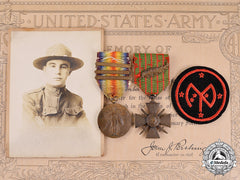 United States. A Medal Pair To James M. Connolly, Company K, 106Th Infantry Regiment, 27Th Infantry Division, Kia