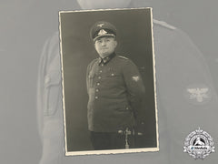 Germany, Postschutzpolizei. A Rare Wartime Studio Portrait Of A Zughauptführer With Dagger